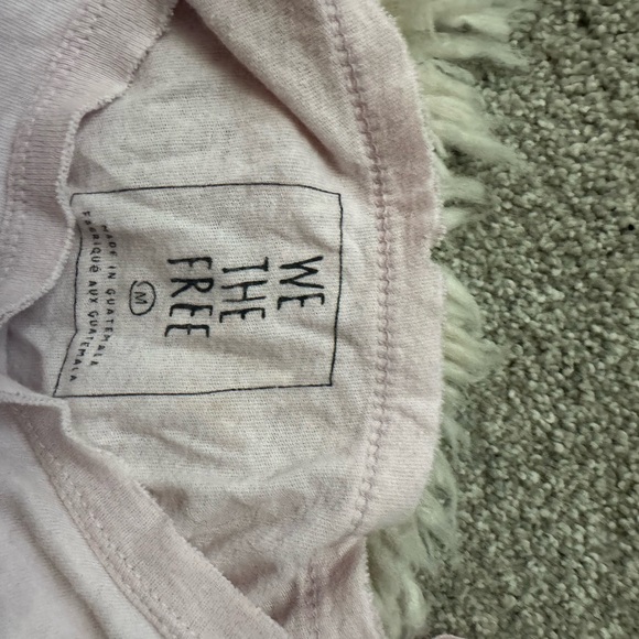 light pink flowy we the free top - Picture 3 of 3